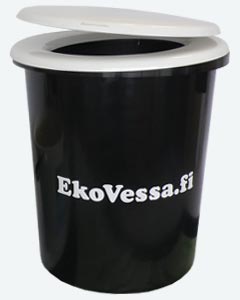 Ekovessan käymäläastia.